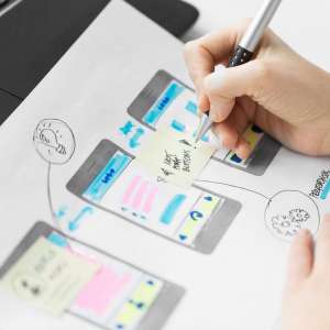 Erstellung eines Wireframes für eine Dating App