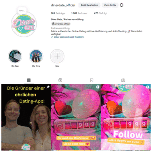 Instagram & wir. 1000 Follower.
